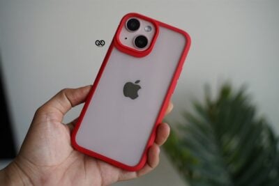 Rugged Border Clear Case For iPhone 13 Mini