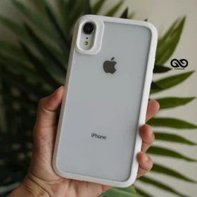 Rugged Border Clear Case For iPhone XR