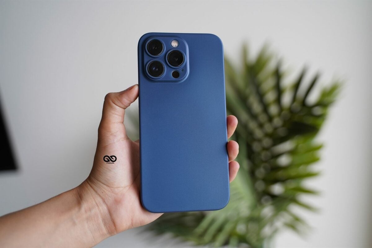 Azure Blue Ultra Thin Slim Case for iPhone 13 Pro