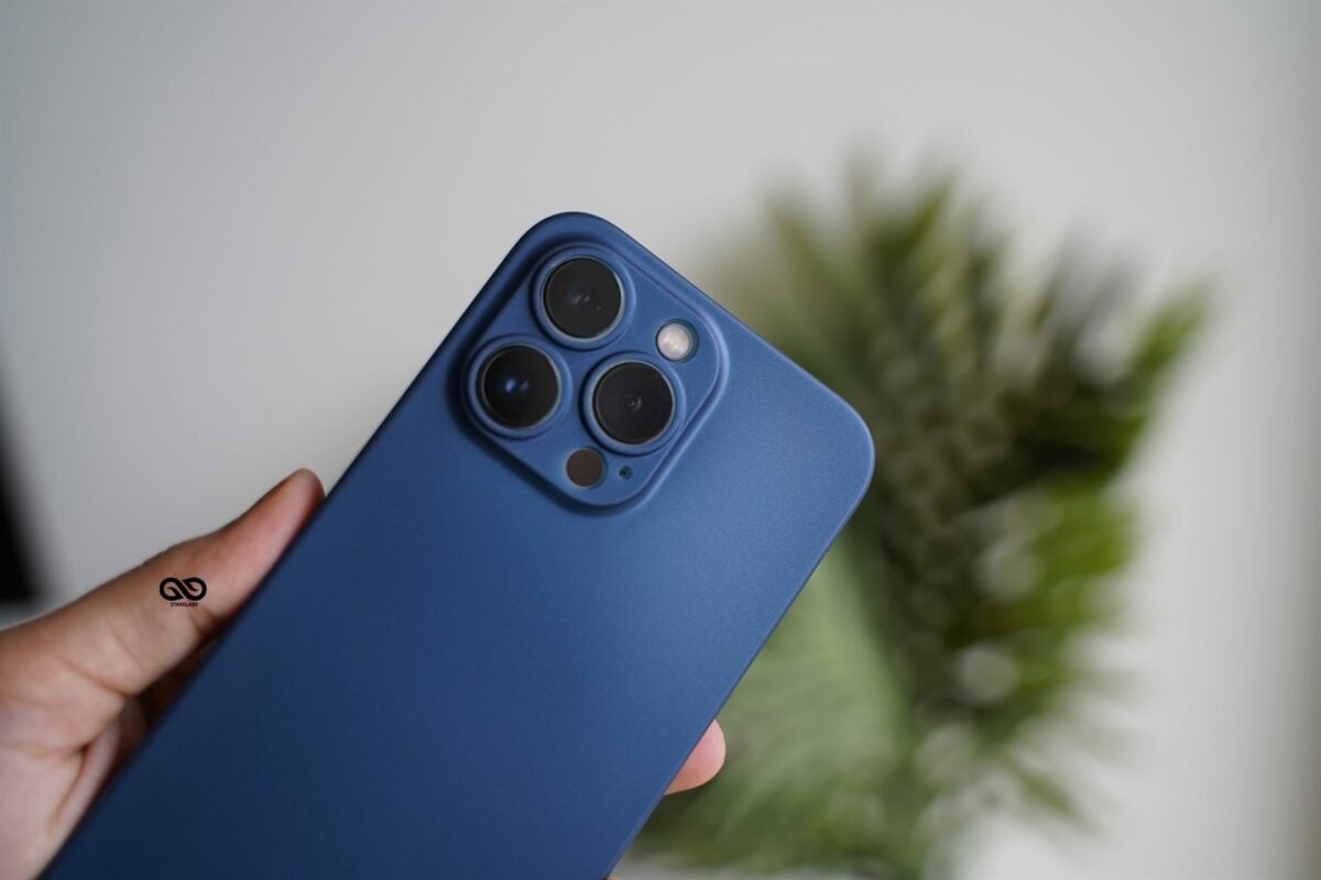 Azure Blue Ultra Thin Slim Case for iPhone 14 Pro