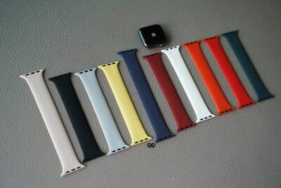 Silicone Solo Loop For Apple Watch 42MM 41MM 40MM Series 4 5 6 7 8 9 10 SE SE 2 Gen
