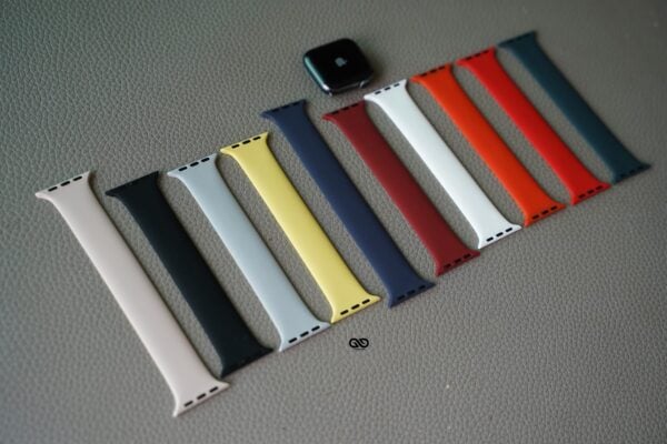 Silicone Solo Loop For Apple Watch 42MM 41MM 40MM Series 4 5 6 7 8 9 10 SE SE 2 Gen - Image 48