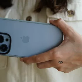 Grey Drop Proof Transparent Sleek Case For iPhone 13 Pro Max