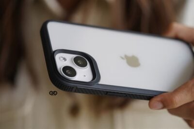 Rugged Border Clear Case For iPhone 13 Mini