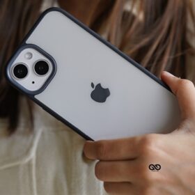 Black Drop Proof Transparent Sleek Case For iPhone 13