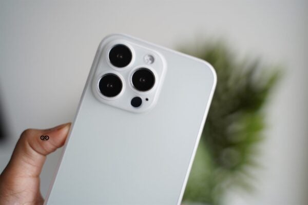 Frosted White Ultra Thin Slim Case for iPhone 13 Pro - Image 15