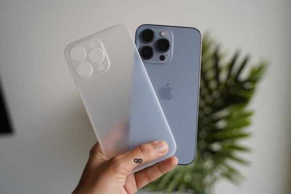 Frosted White Ultra Thin Slim Case for iPhone 13 Pro - Image 2