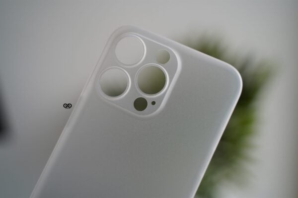 Frosted White Ultra Thin Slim Case for iPhone 13 Pro - Image 6