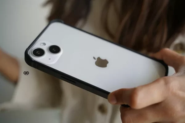 Black Fiber Bumper for iPhone 13 (Bumper, not a Case)