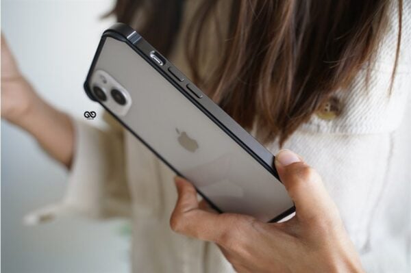 Black Fiber Bumper for iPhone 13 (Bumper, not a Case) - Image 8