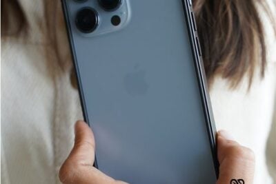 Black Fiber Bumper for iPhone 13 Pro Max (Bumper, not a Case)