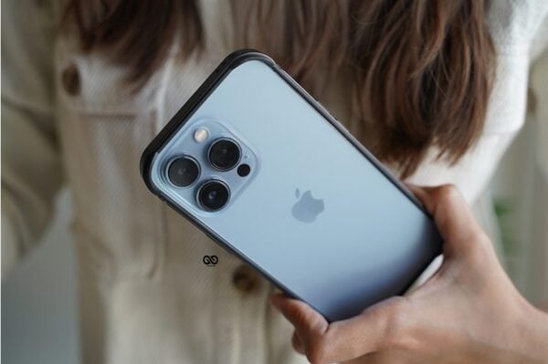 Black Fiber Bumper for iPhone 13 Pro Max (Bumper, not a Case)