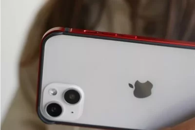 Red Fiber Bumper for iPhone 13 Mini (Bumper, not a Case)