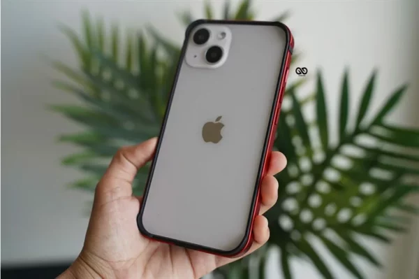 Red Fiber Bumper for iPhone 13 Mini (Bumper, not a Case)