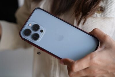 Red Fiber Bumper for iPhone 13 Pro Max (Bumper, not a Case)