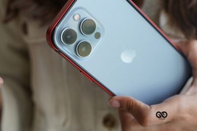 Red Fiber Bumper for iPhone 13 Pro Max (Bumper, not a Case)