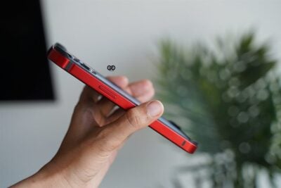 Red Fiber Bumper for iPhone 13 Pro Max (Bumper, not a Case)