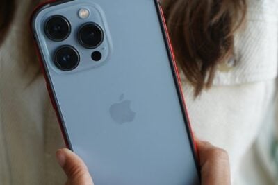 Red Fiber Bumper for iPhone 13 Pro Max (Bumper, not a Case)