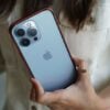 Red Fiber Bumper for iPhone 13 Pro Max (Bumper, not a Case)