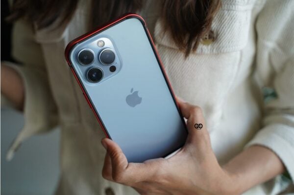 Red Fiber Bumper for iPhone 13 Pro Max (Bumper, not a Case)
