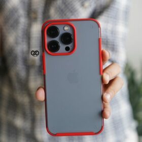 Red Slim Armor Matte Case for iPhone 13 Pro