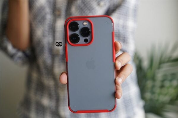 Red Slim Armor Matte Case for iPhone 13 Pro Max