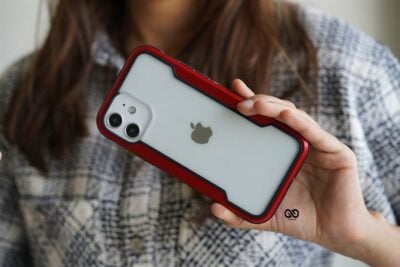 Red Tactical Defense case for iPhone 12