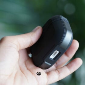 Black Space Grey Rugged Airpods case for Airpods Pro