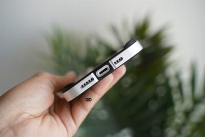 Silver Fiber Bumper for iPhone 14 Plus (Bumper, not a Case)