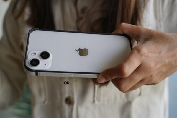 Silver Fiber Bumper for iPhone 14 Plus (Bumper, not a Case) - Image 9