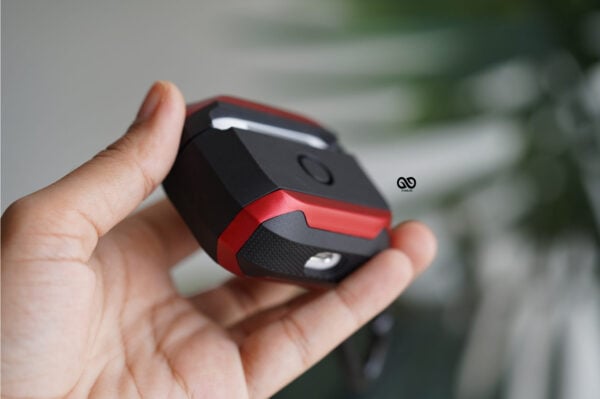 Red Black Shockproof airpods case for Airpods 3 - Image 3