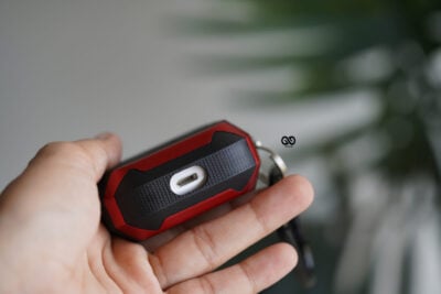 Red Black Shockproof airpods case for Airpods 3