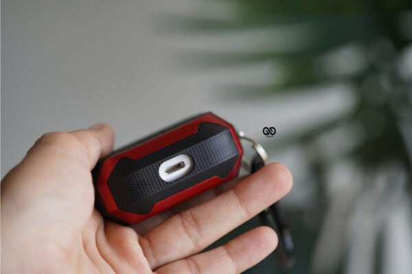 Red Black Shockproof airpods case for Airpods 3 - Image 7