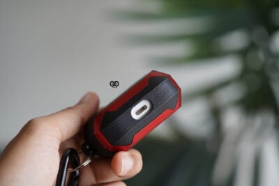 Red Black Shockproof airpods case for Airpods 3