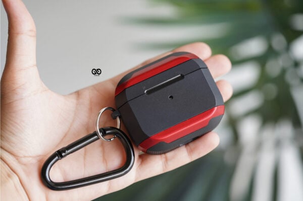 Red Black Shockproof airpods case for Airpods 3 - Image 10