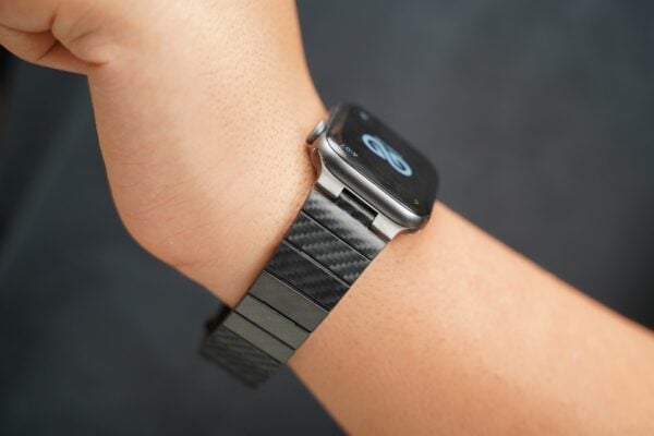Carbon Fiber Textured Strap for Apple Watch 44MM 45MM 46MM Series 4 5 6 7 8 9 10 SE SE 2 Gen - Image 5