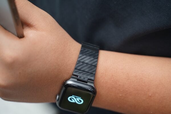 Carbon Fiber Textured Strap for Apple Watch 44MM 45MM 46MM Series 4 5 6 7 8 9 10 SE SE 2 Gen - Image 4