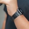 Carbon Fiber Textured Strap for Apple Watch 44MM 45MM 46MM Series 4 5 6 7 8 9 10 SE SE 2 Gen