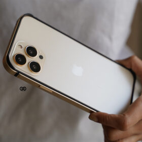 Copper Gold Fiber Bumper for iPhone 13 Pro Max (Bumper, not a Case)
