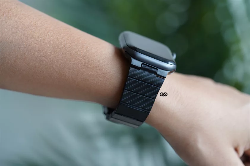 Carbon Fiber Textured Strap for Apple Watch 42MM 41MM 40MM Series 4 5 6 7 8 9 10 SE SE 2 Gen 64 Carbon Fiber Textured Strap for Apple Watch 42MM 41MM 40MM Series 4 5 6 7 8 9 10 SE SE 2 Gen