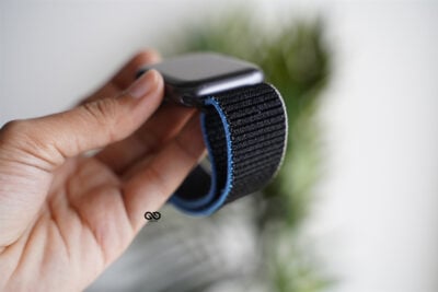 Charcoal Sports Loop for Apple Watch 44MM 45MM Series 4 5 6 7 8 9 SE SE 2 Gen