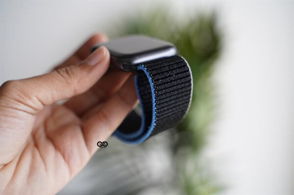 Charcoal Sports Loop for Apple Watch 44MM 45MM Series 4 5 6 7 8 9 SE SE 2 Gen - Image 6