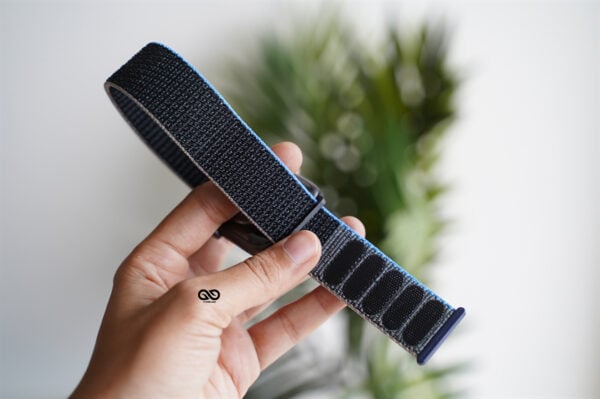Charcoal Sports Loop for Apple Watch 44MM 45MM Series 4 5 6 7 8 9 SE SE 2 Gen - Image 9