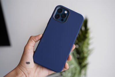 Deep Navy Genuine Silicone Case For iPhone 12 Pro Max