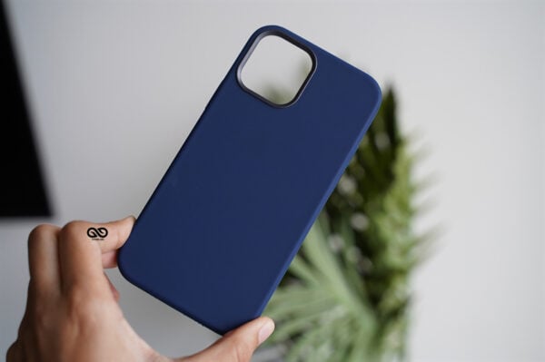 Deep Navy Genuine Silicone Case For iPhone 12 Mini - Image 4