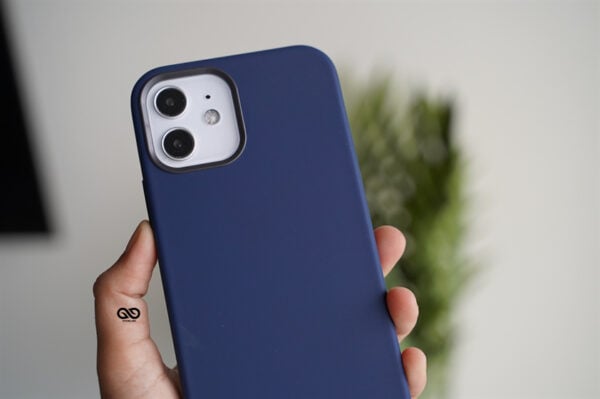 Deep Navy Genuine Silicone Case For iPhone 12 Mini - Image 6