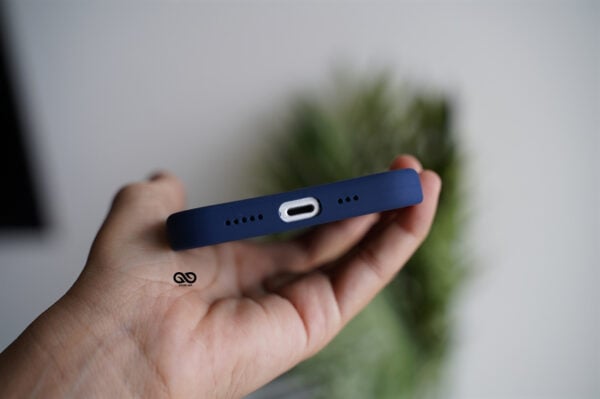 Deep Navy Genuine Silicone Case For iPhone 12 Mini - Image 7