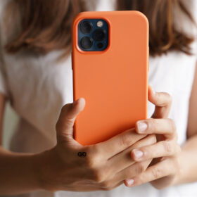 Marigold Genuine Silicone Case For iPhone 12 Pro Max