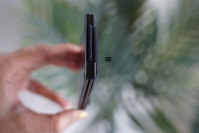 Minimal Card Holder with Cash Strap
