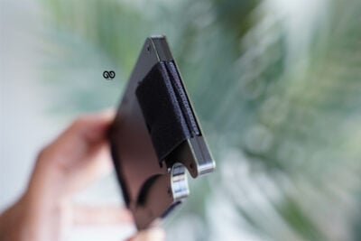 Minimal Card Holder with Cash Strap
